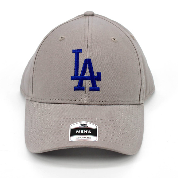 MLB Fan Favorite LA Dodgers Mens Adjustable Hat in Grey NEW - Picture 1 of 5